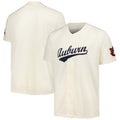 Custom Cream DET Baseball Shirt Top