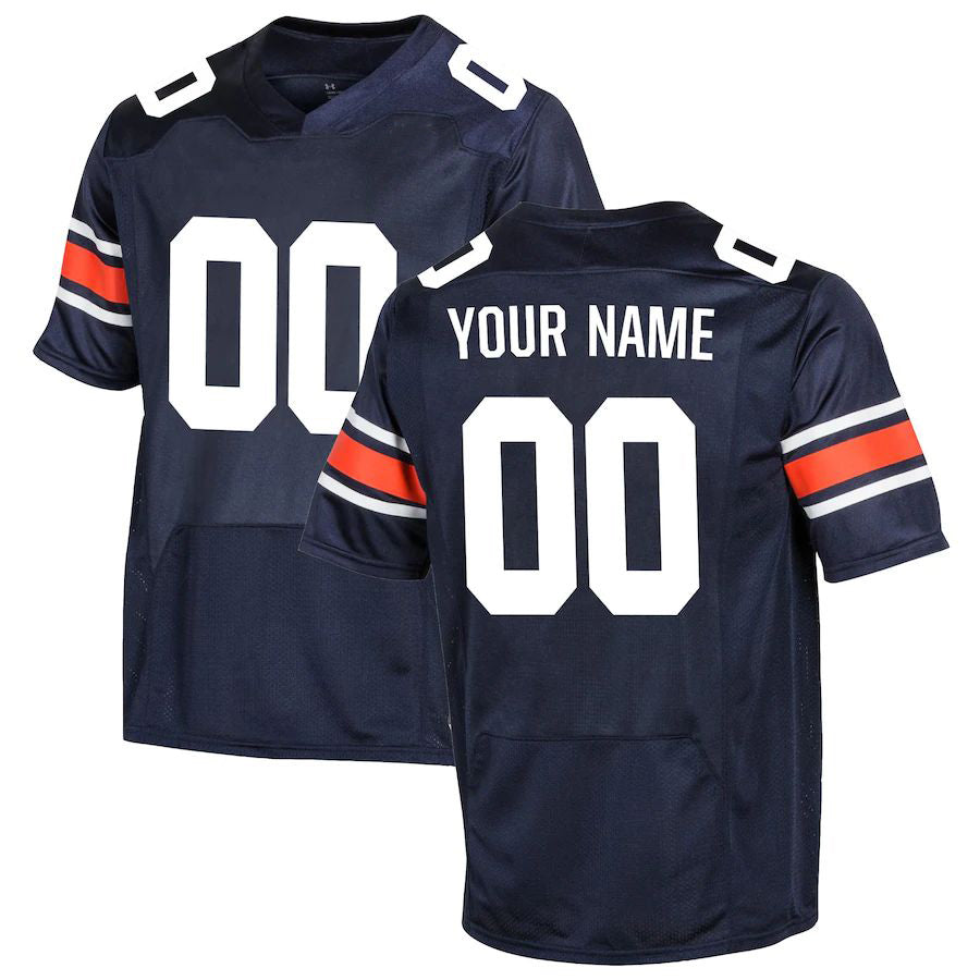 Custom Navy College Shirt Top