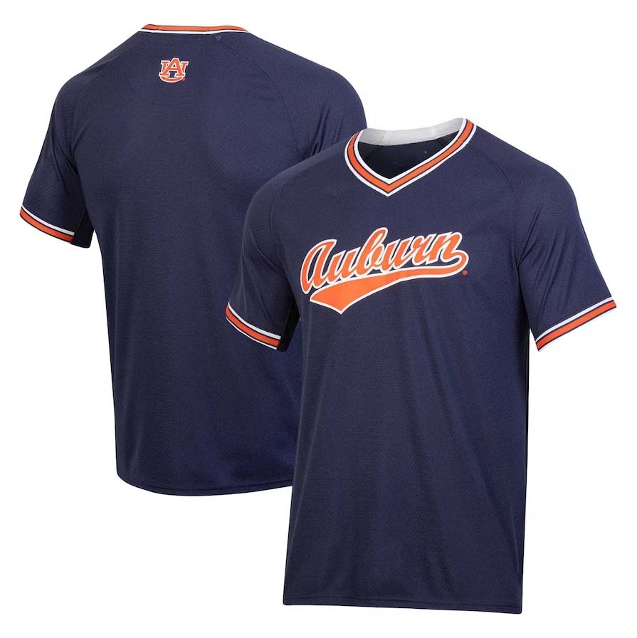 Custom Navy College Shirt Top