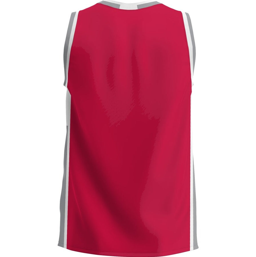 Custom Red Basketball Shirt Top