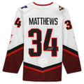 Custom #34 White 2022 TOR Hockey Shirt Top