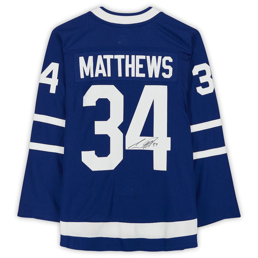 Custom #34 Blue TOR Hockey Shirt Top