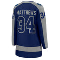 Custom #34 Blue 2020 TOR Hockey Shirt Top