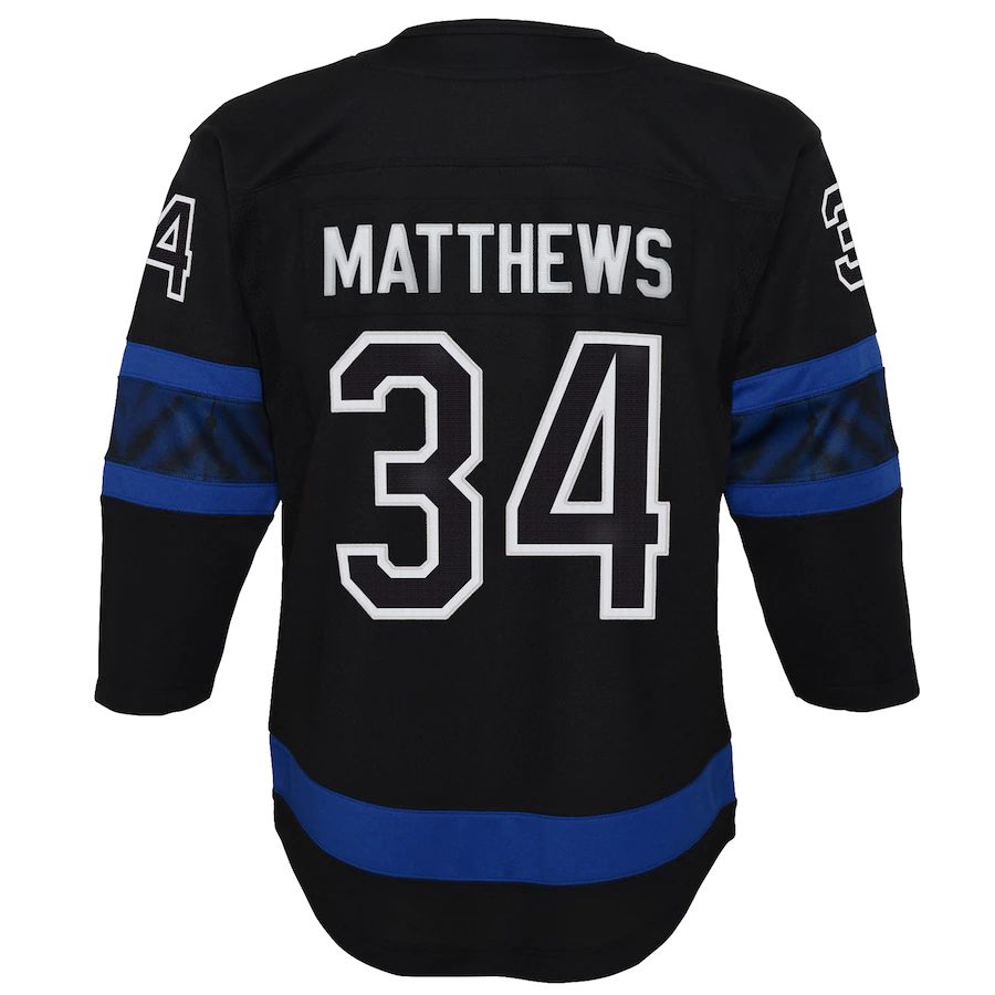 Custom #34 Black TOR Hockey Shirt Top