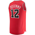 Custom #12 Red 2021 CHI Basketball Shirt Top