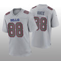 Custom #88 Gray BUF Football Shirt Top