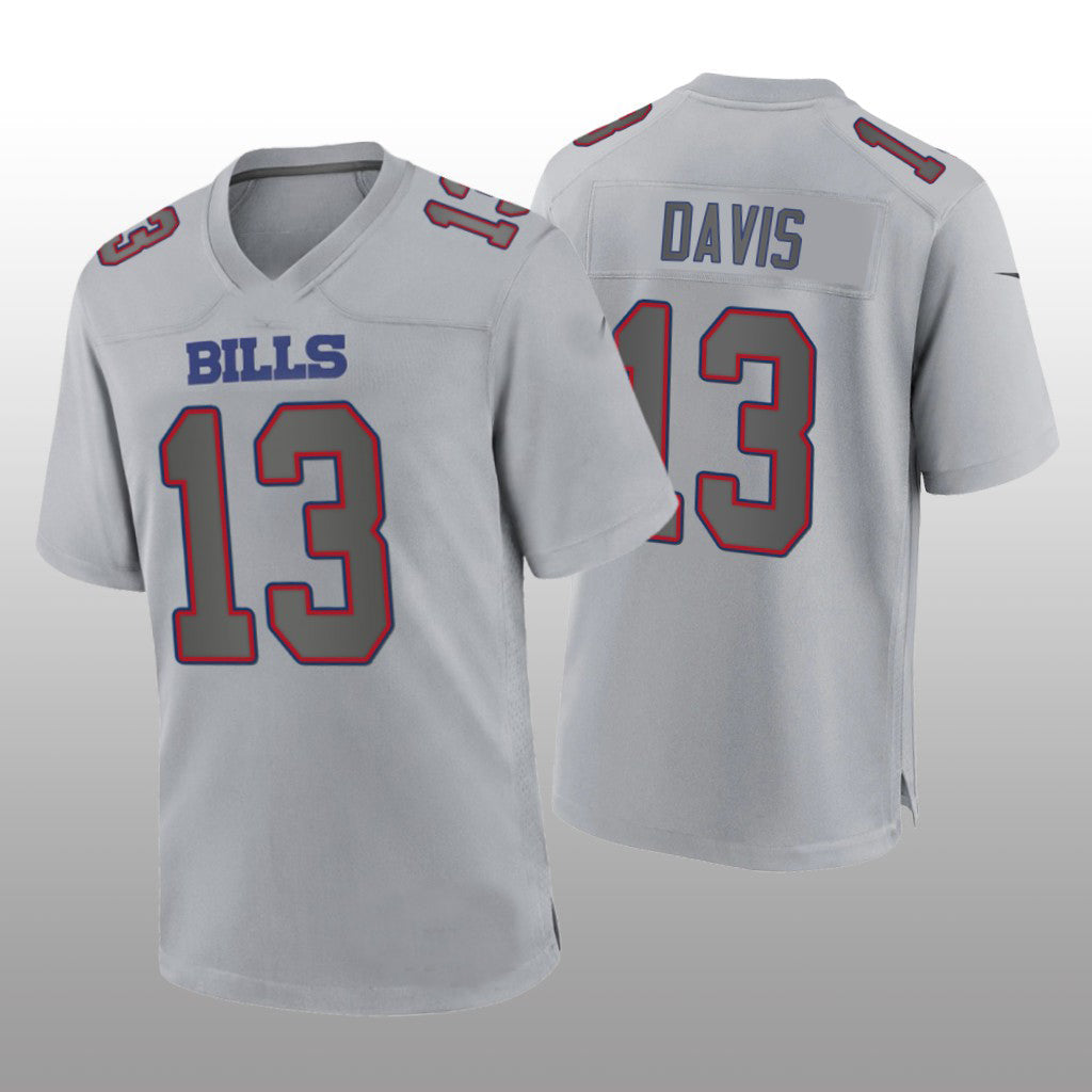 Custom #13 Gray BUF Football Shirt Top