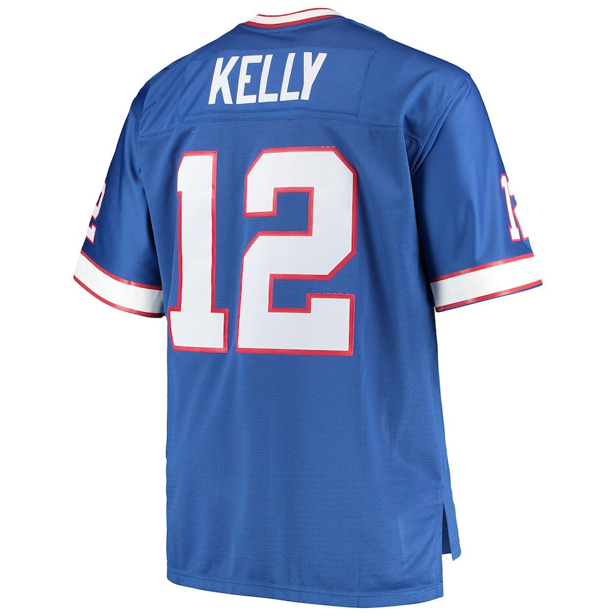 Custom #12 1990 BUF Football Shirt Top