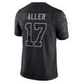 Custom #17 Black BUF Football Shirt Top