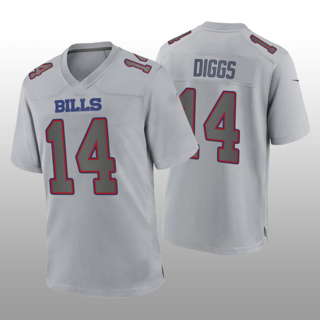Custom #14 Gray BUF Football Shirt Top