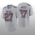 Custom #27 White BUF Football Shirt Top