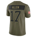 Custom #17 Olive 2025 BUF Football Shirt Top