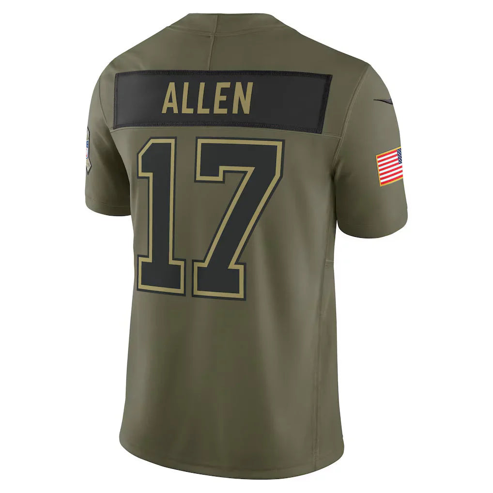 Custom #17 Olive 2025 BUF Football Shirt Top