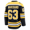 Custom #63 Black BOS Hockey Shirt Top