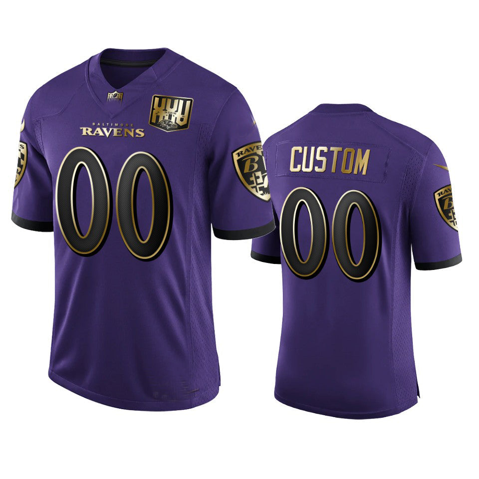 Custom Purple BAL Football Shirt Top