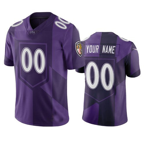 Custom Purple BAL Football Shirt Top