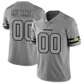 Custom Gray BAL Football Shirt Top