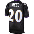 Custom #20 Black 2004 Throwback BAL Football Shirt Top