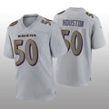 Custom #50 Gray BAL Football Shirt Top