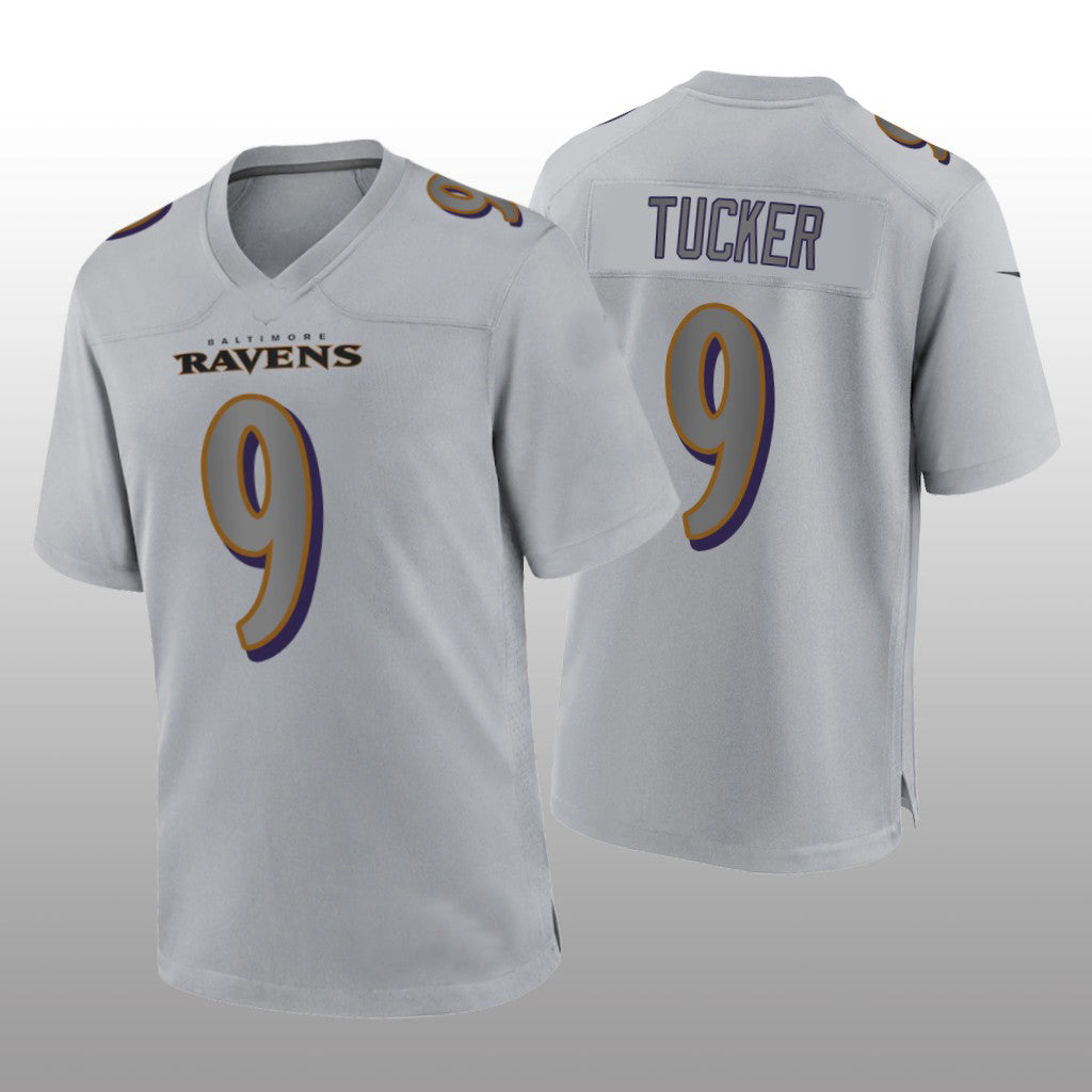 Custom #9 Gray BAL Football Shirt Top