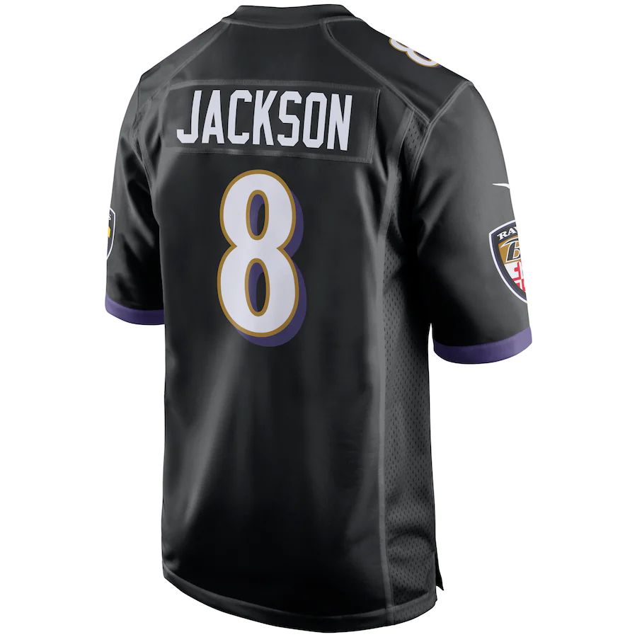 Custom #8 Black BAL Football Shirt Top