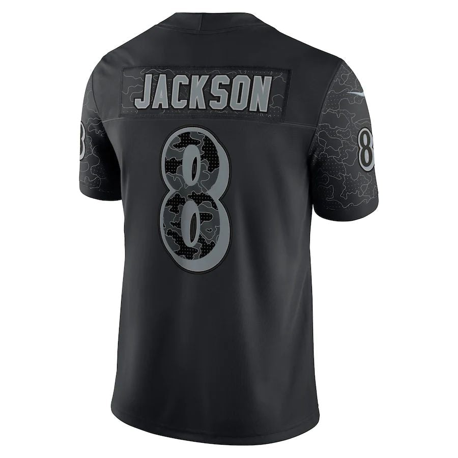 Custom #8 Black BAL Football Shirt Top