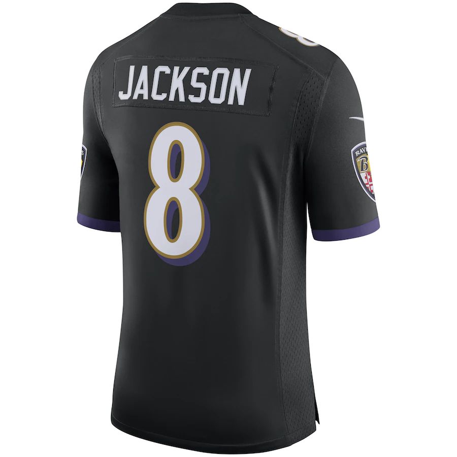 Custom #8 Black BAL Football Shirt Top