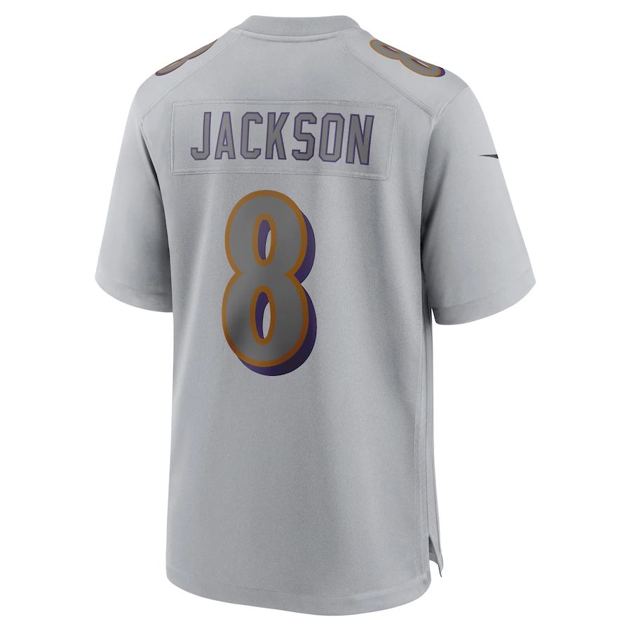 Custom #8 Gray BAL Football Shirt Top