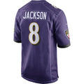 Custom #8 Purple BAL Football Shirt Top