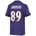 Custom #89 Purple BAL Football Shirt Top