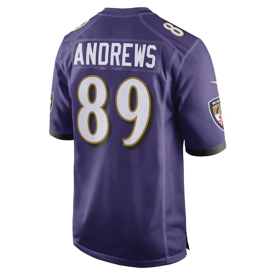 Custom #89 Purple BAL Football Shirt Top
