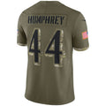 Custom #44 Olive 2022 BAL Football Shirt Top
