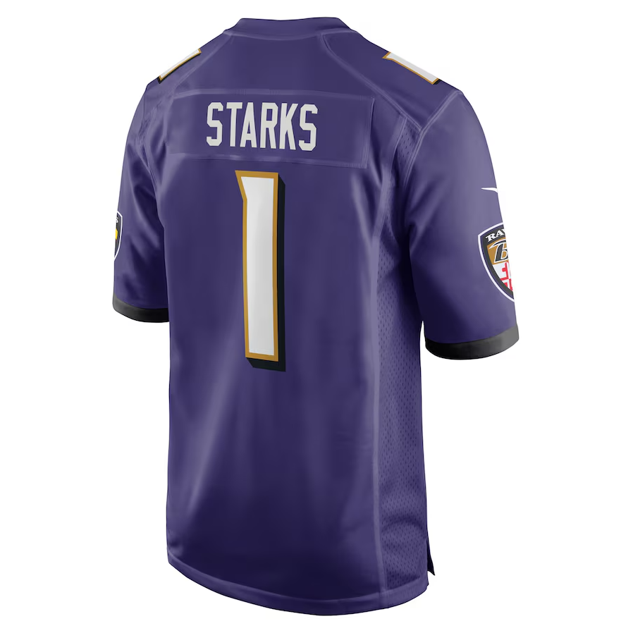 Custom #1 Purple 2025 BAL Football Shirt Top
