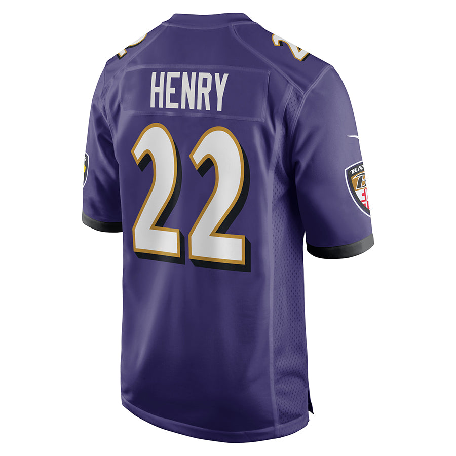 Custom #22 Purple BAL Football Shirt Top