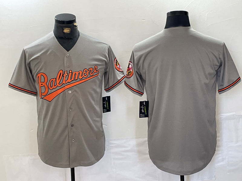 Custom Grey BAL Baseball Shirt Top