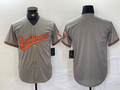 Custom Grey BAL Baseball Shirt Top