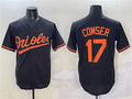 Custom #17 Black BAL Baseball Shirt Top