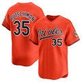 Custom #35 Orange BAL Baseball Shirt Top