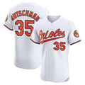 Custom #35 White BAL Baseball Shirt Top
