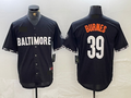 Custom #39 Black 2023 City Connect BAL Baseball Shirt Top