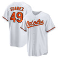 Custom #49 White BAL Baseball Shirt Top