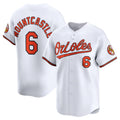 Custom #6 White BAL Baseball Shirt Top