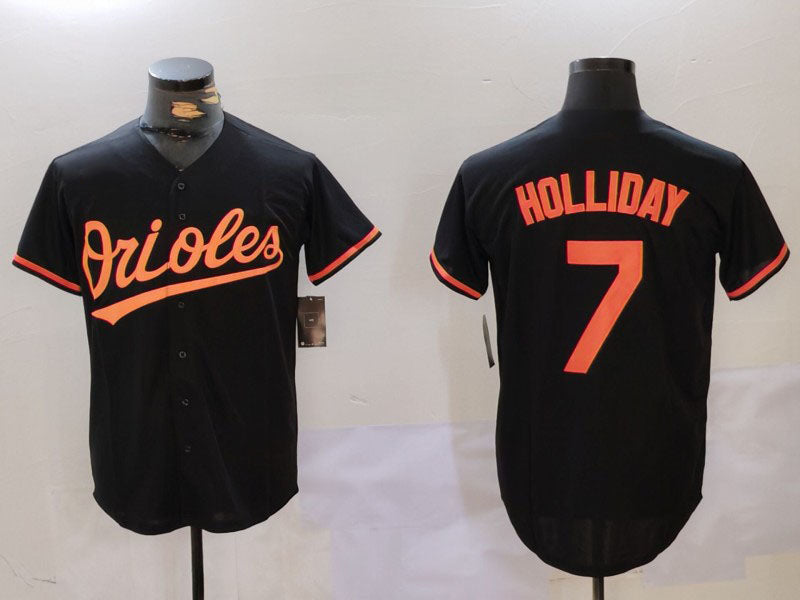 Custom #7 Black BAL Baseball Shirt Top