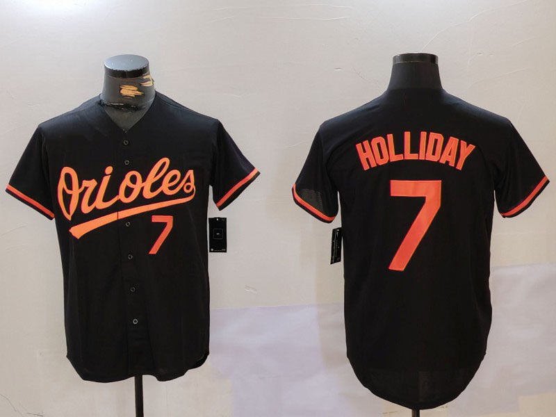 Custom #7 Black BAL Baseball Shirt Top