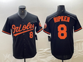 Custom #8 Black BAL Baseball Shirt Top