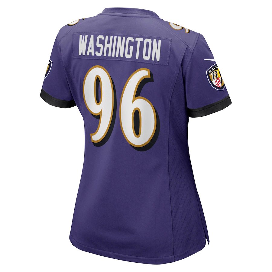 Custom #96 Purple BAL Football Shirt Top