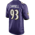 Custom #93 Purple BAL Football Shirt Top