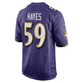 Custom #59 Purple BAL Football Shirt Top