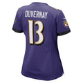Custom #13 Purple BAL Football Shirt Top