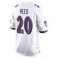 Custom #20 White BAL Football Shirt Top